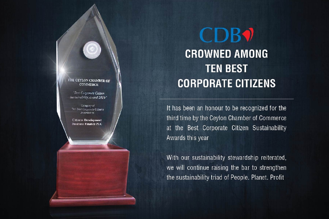 CDB Crowned Among Ten Best Corporate Citizens