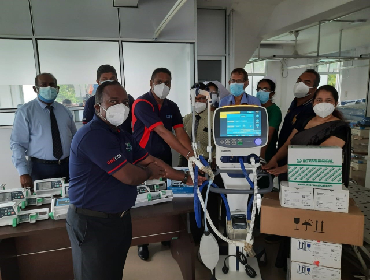CDB Donates Vital Medical Equipment for Gampaha District General Hospital ICU